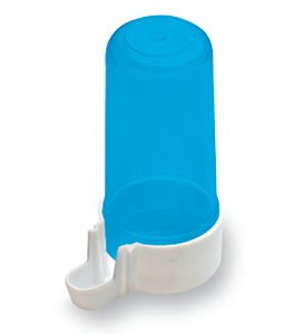 BEBEDERO PAJAROS 80 ml AZUL